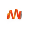 Farrisilk Orange Yellow Wired Ribbon 1” x 10yd | Designer Ribbon-HR012-46 Farrisilk