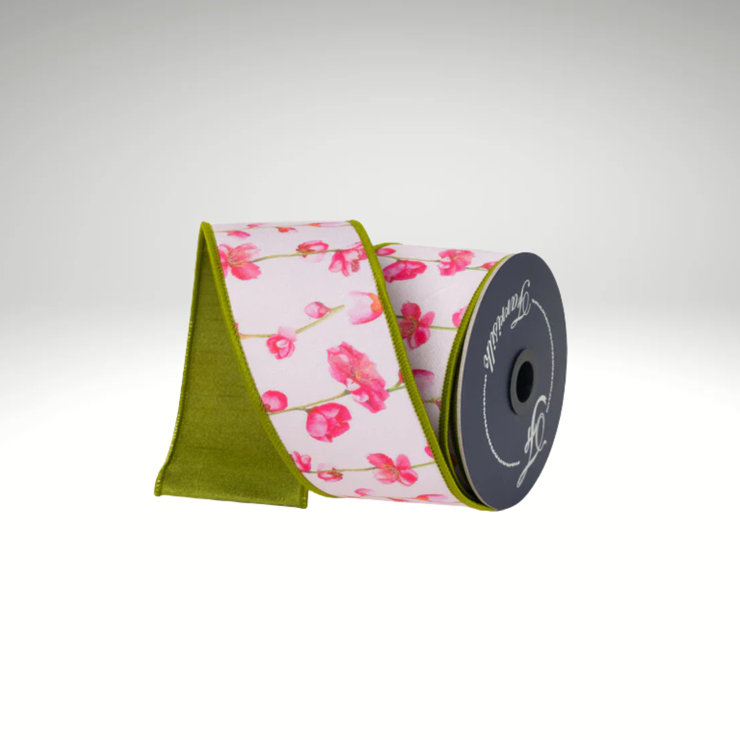 Farrisilk Cherry Blossom Wired Ribbon 2.5 Inch-SR010-14 Farrisilk