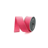 2.5"x10yd Farrisilk Bubble Gum Pink Velvet Wired Ribbon - Luxurious Craft & Decor Accent-RG803-74 Farrisilk