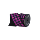 Farrisilk Purple Sketch Check Wired Ribbon 2.5 Inch 10 Yards-HR044-27 Farrisilk