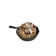 Load image into Gallery viewer, Realistic Faux Cinnamon Roll Decor in 4&quot; Cast Iron Skillet, Artificial Bakery Food Display for Kitchen &amp; Tiered Trays
