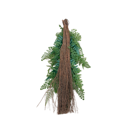 24" Vine Fern Teardrop Swag Base-WF534 Sims Pottery
