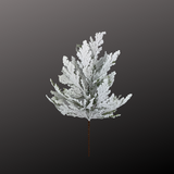 24" Flocked Cedar Spray | Artificial Snowy Cedar Christmas Greenery-85336SP24 Liberty Floral
