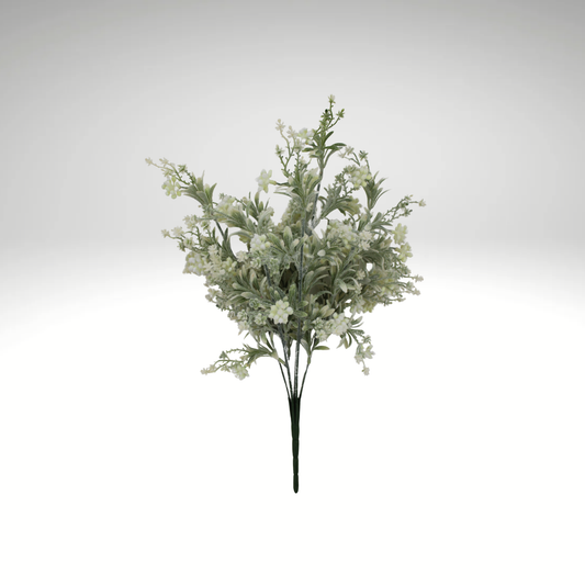 21 Inch Flocked Mini Berry Greenery Spray-32238-WT Golden Bell