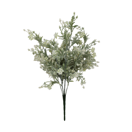 21 Inch Flocked Mini Berry Greenery Spray-32238-WT Golden Bell