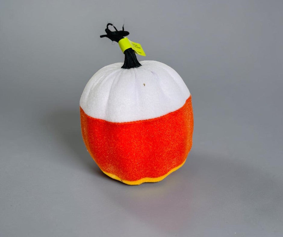 Candy Corn Foam Pumpkin Fall Decor 7 Inch-56697HAL TCT Crafts
