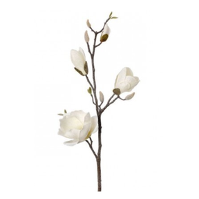 Frosted White Magnolia Spray 32"-MTX70608 Regency