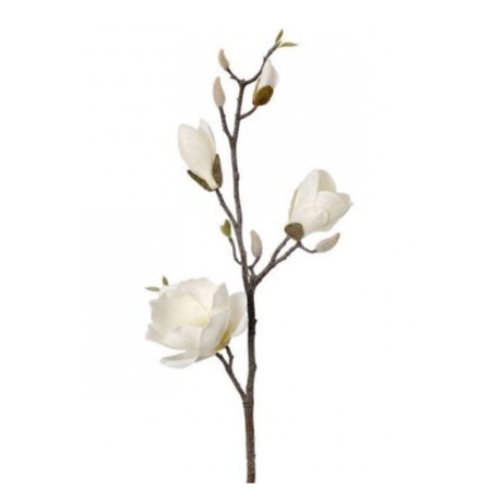 Frosted White Magnolia Spray 32"-MTX70608 Regency