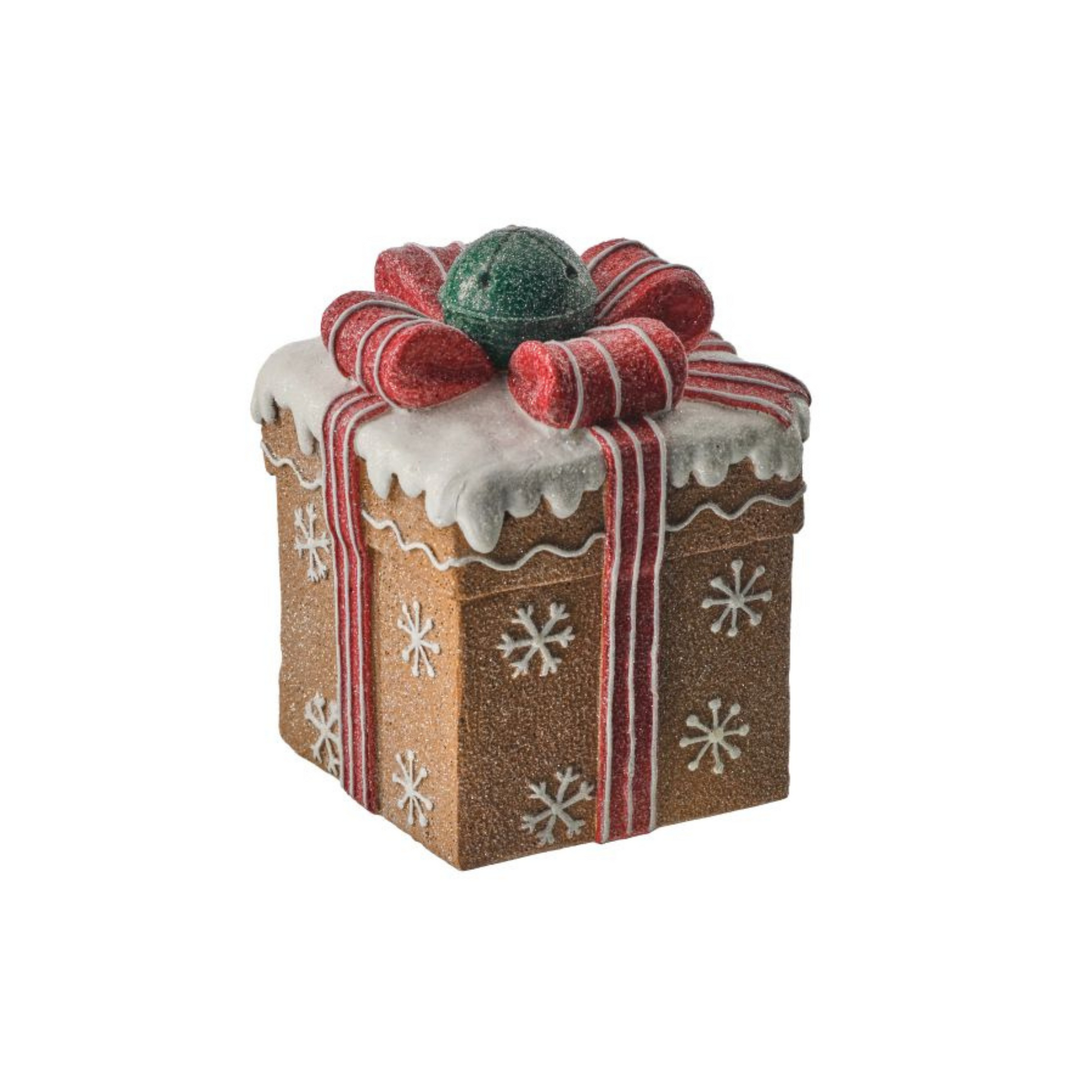 Gingerbread Sweets Box – 6.5" Resin Christmas Present Figurine-MTX75452 Regency