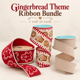 Gingerbread Theme Ribbon Bundle-CRB102 TCT Crafts Designs & Decor