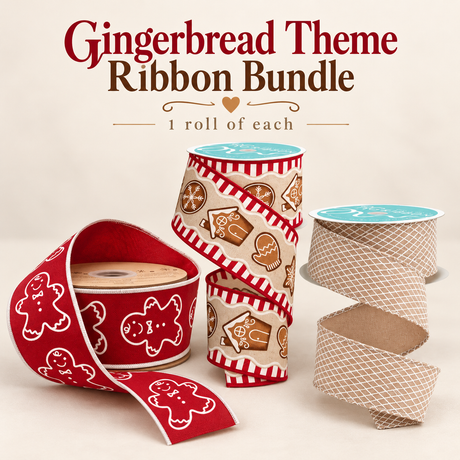 Gingerbread Theme Ribbon Bundle-CRB102 TCT Crafts Designs & Decor