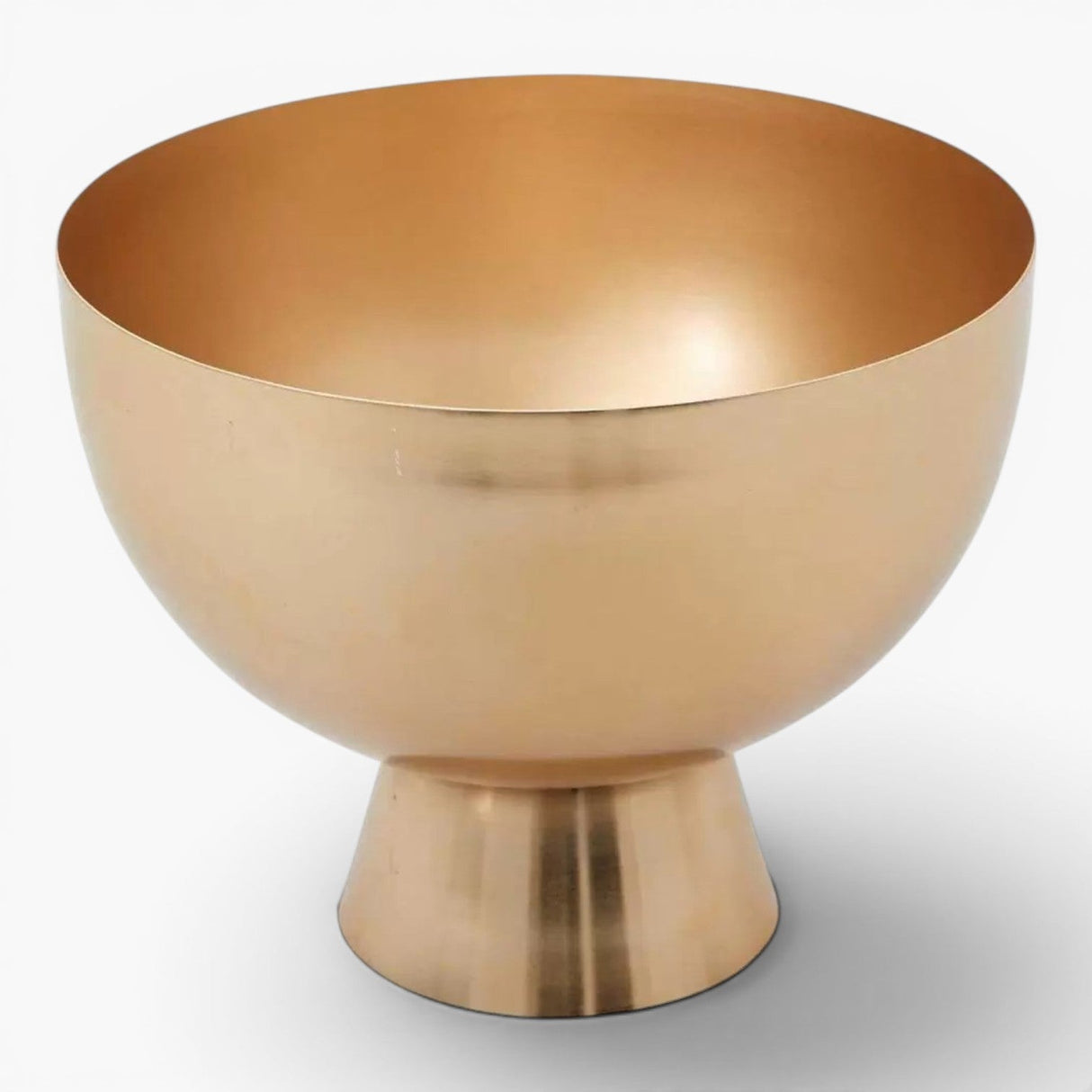 Gold Metal Compote Bowl 8 Inch for Floral Arrangements Weddings and Decor-78835-00 Pioneer Imports