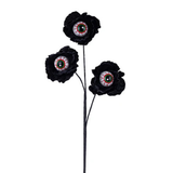 22" Black Eyeball Poppy Spray x3-HH140802 Craig Bachman