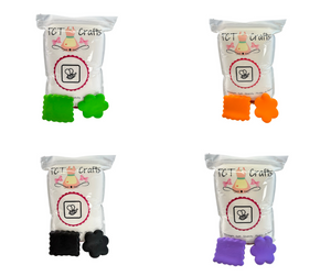 Halloween Air Dry Foam Clay Pack-4 Colors TCT1524-HALLOWEENPACK