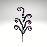 Black & Hot Pink Glitter Coil Spray – 25" Curly Pick for Decor-HH1378K9 Craig Bachman