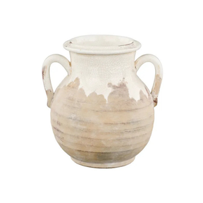 Hand Thrown Ceramic Vase with Crackle Glaze Farmhouse Decor-CB503827 Craig Bachman