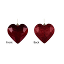 6" Farrisilk Heart Jewel Ornament - Red or Bubblegum Pink (Copy) Farrisilk