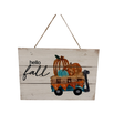 Hello Fall Wagon Pumpkin Sign 12x8 Rustic Farmhouse Autumn Decor-CM2087 Sims Pottery