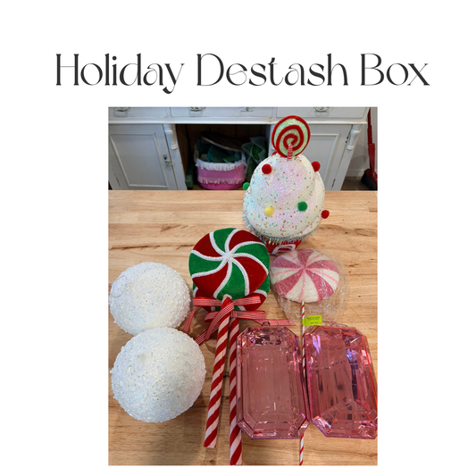 Candy Christmas Destash Box | Peppermint Ornaments & Picks Bundle TCT Crafts