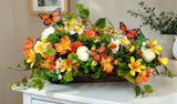 Spring Butterfly Dough Bowl Centerpiece Summer Floral Arrangement TCT Crafts