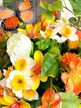 Spring Butterfly Dough Bowl Centerpiece Summer Floral Arrangement TCT Crafts