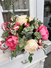 Load image into Gallery viewer, Artificial Rose &amp; Peony Valentine&#39;s Day or Spring Floral Arrangement