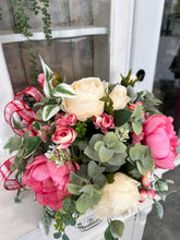 Load image into Gallery viewer, Artificial Rose &amp; Peony Valentine&#39;s Day or Spring Floral Arrangement