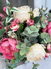 Load image into Gallery viewer, Artificial Rose &amp; Peony Valentine&#39;s Day or Spring Floral Arrangement