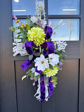 Load image into Gallery viewer, Handcrafted Spring Easter Cross Door Hanger