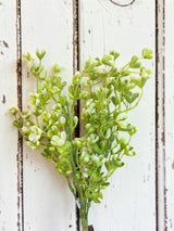 Artificial Mini Cup Leaf Bush Faux Greenery for Wreaths and Arrangements-FL4303-CG TCTCrafts