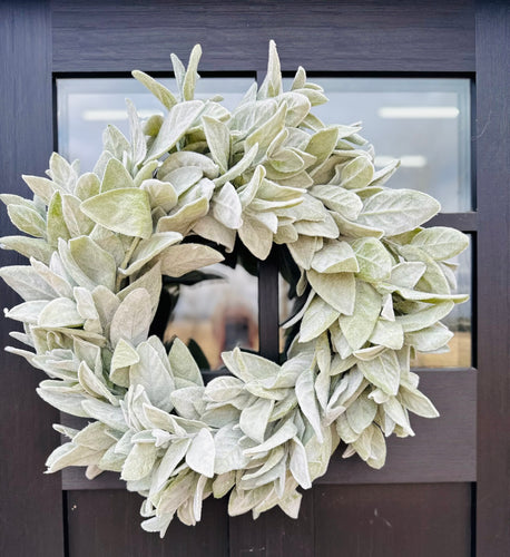 Handmade Lamb's Ear Wreath for All Seasons – Perfect Everyday Decor