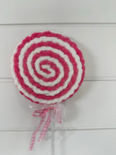Load image into Gallery viewer, 22&quot; Pink &amp; White Small Lollipop Pick - Whimsical Candy Themed Decor-84085PKWT