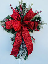 Load image into Gallery viewer, Elegant Christmas Cross Grave Marker - Honor Your Loved Ones During the Holidays-TCT1668