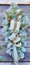 Load image into Gallery viewer, Rustic Winter Woodlands Door Swag | Cozy Home Decor | TCT Crafts l Rustic Holiday Decor -TCT1685