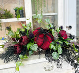 Gothic Halloween Pumpkin Floral Arrangement | Glam Halloween Table Decor TCT Crafts