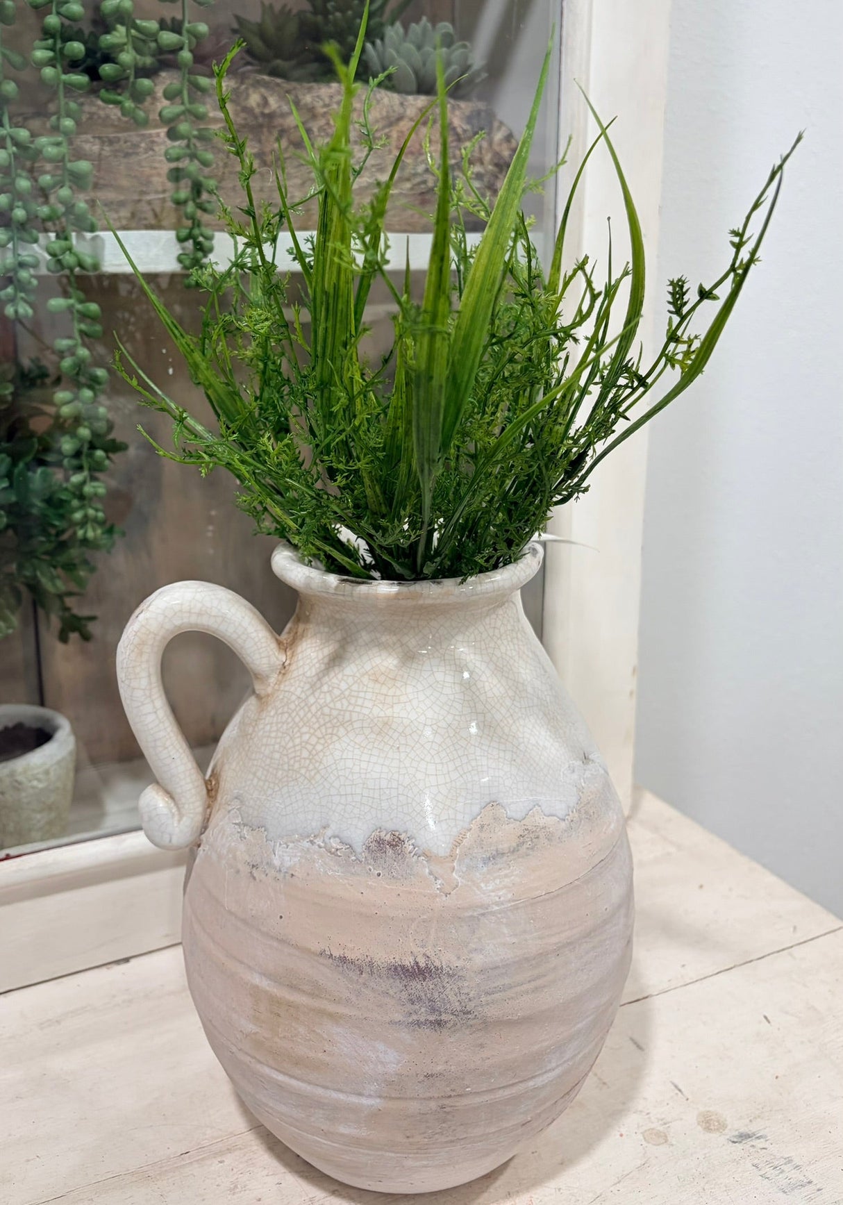Plastic Grass Bush | Everyday Green Filler Foliage | 14" Bush TCT Crafts