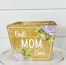 Load image into Gallery viewer, 5.75&quot;x4.25&quot;H Wooden Mother&#39;s Day Planter with Liner - Choice of 3 Styles - TCT Crafts -KM1143