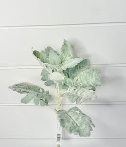 TCT Crafts Artificial 16" Grey Dusty Miller Spray - Craft and Home Decor Supply - Artificial Greenery for Arrangements-FL4533-GY