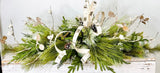 Rustic Farmhouse Christmas Table Swag | 42" Long Holiday Centerpiece TCT Crafts