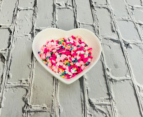 150g Spring Pastel & Rainbow Polymer Clay Sprinkle Mix - Perfect for Fake Bakes, Clay Art, Slime - Bright, Cheerful, and Festive TCTCrafts