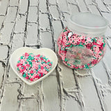 150g Pastel Love Valentine's Polymer Clay Sprinkle Mix - Ideal for Fake Bakes, Clay Art, Slime - Soft, Romantic, and Festive TCTCrafts
