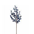 Iced Blueberry Spray | Blue Silver Christmas Berry Stem | 24" Spray-MTX76759 Regency International