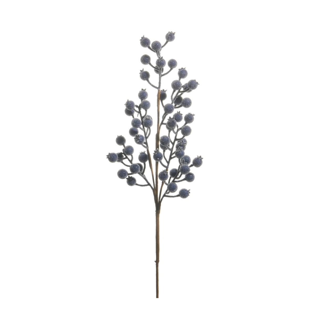 Iced Dark Blue Berry Spray 26"-F4506751 RAZ Imports