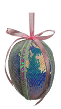 Load image into Gallery viewer, 6&#39;&#39; Iridescent Sequin Pearl Egg Ornament - Elegant Easter Hanging Decor-63730IRDS