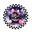 Pink Jack-O-Lantern Halloween Sign 12 Inch Accent-MD1894M4 Craig Bachman