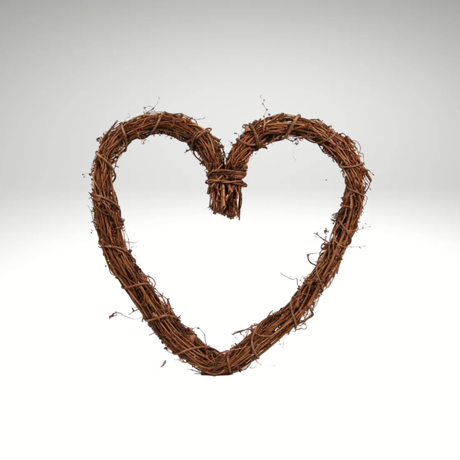 18 Inch Vine Heart Wreath | Rustic Grapevine Craft Base-KG2683 Craig Bachman