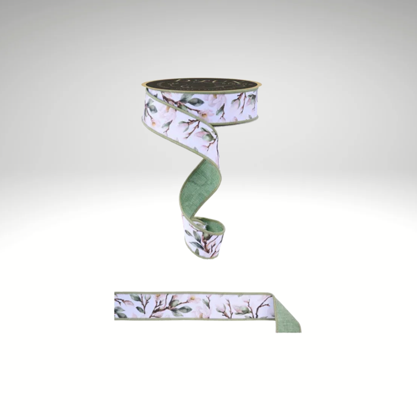 Magnolia Wired Ribbon 1.5" x 10yd | Designer Floral Craft Ribbon-LX101427 Craig Bachman