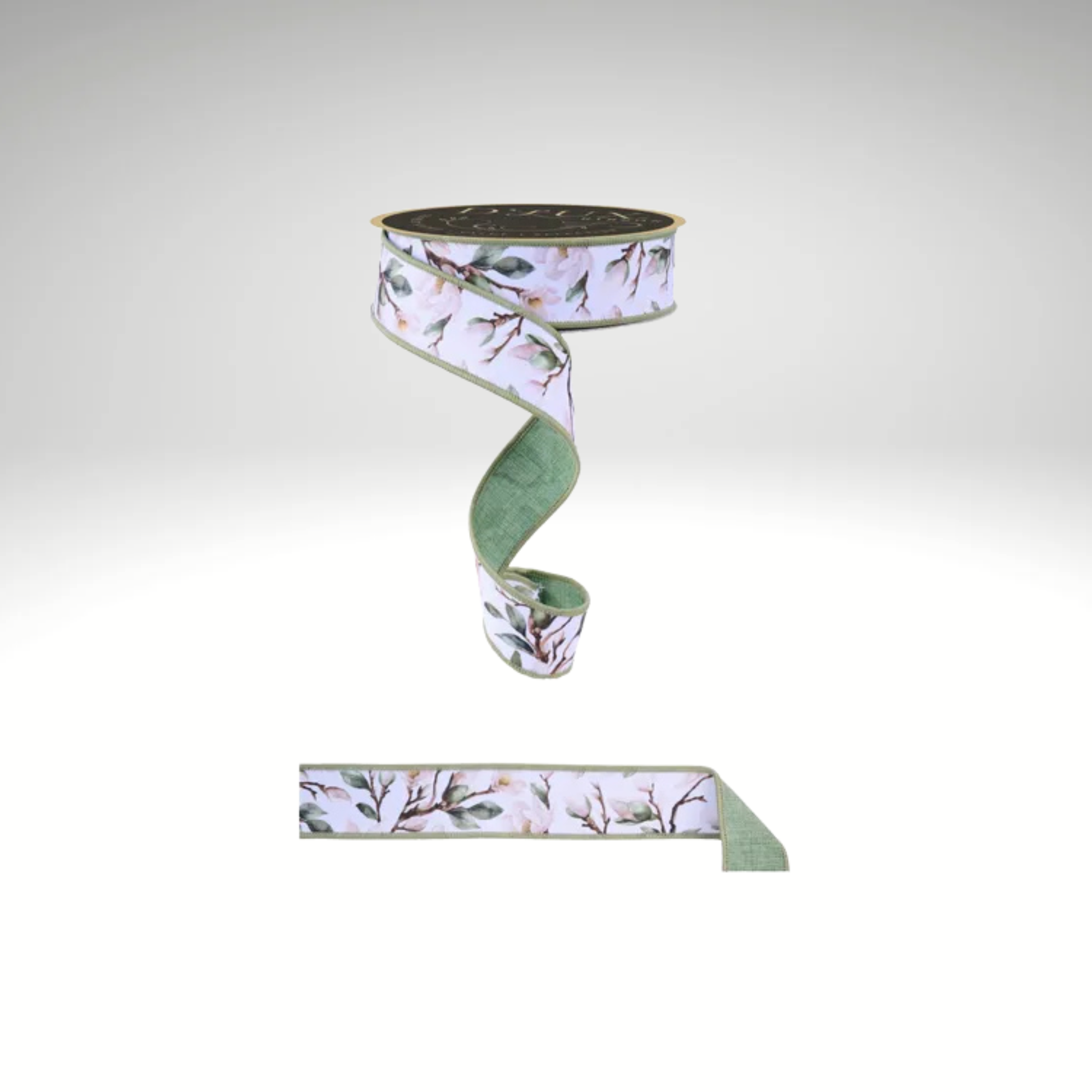 Magnolia Wired Ribbon 1.5" x 10yd | Designer Floral Craft Ribbon-LX101427 Craig Bachman