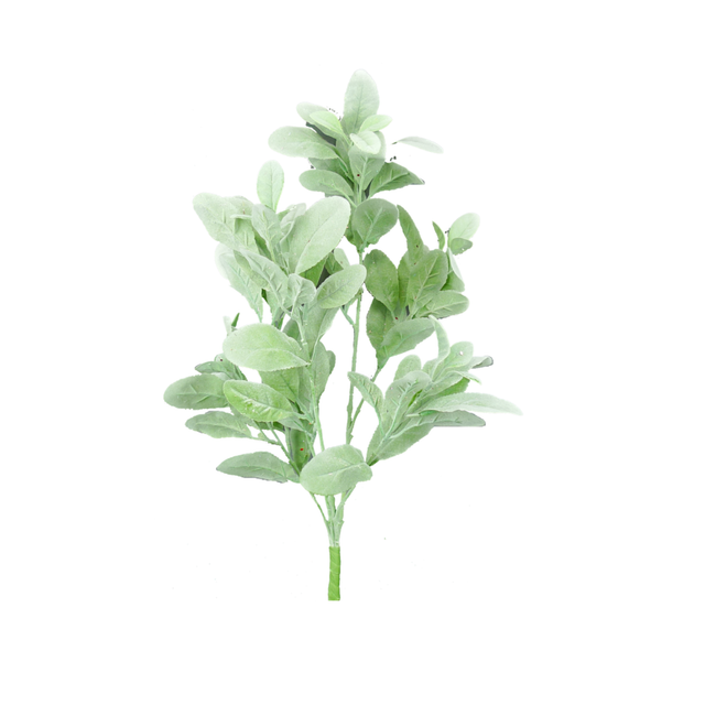 23" Artificial Lamb's Ear Bush – Faux Greenery Stems for Wreaths, Centerpieces & Farmhouse Decor-13388GN Pioneer Imports