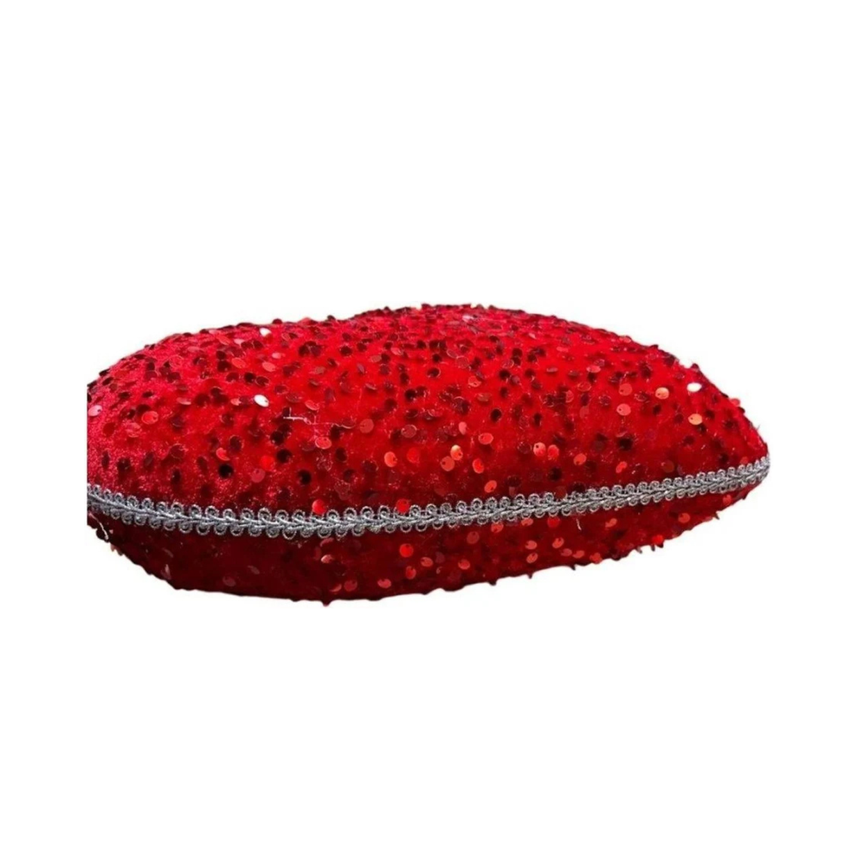 Large Red Glitter Heart Valentine Decor-63563RD Liberty Floral